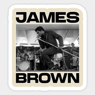 JAMES BROWN Sticker